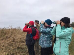 Три экослета для школьников прошли в сентябре на территории Кургальского заказника