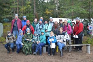 Три экослета для школьников прошли в сентябре на территории Кургальского заказника