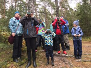Три экослета для школьников прошли в сентябре на территории Кургальского заказника