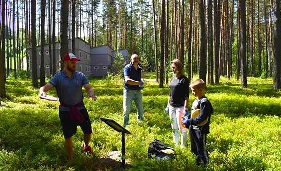 Диск-гольф парк на Вуоксе