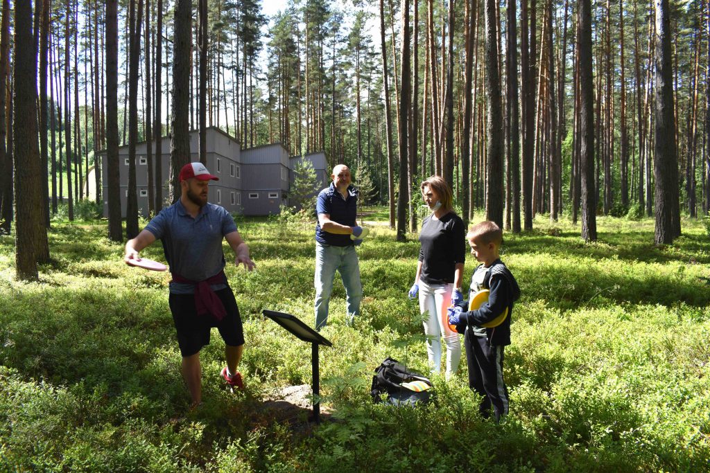Диск-гольф парк на Вуоксе